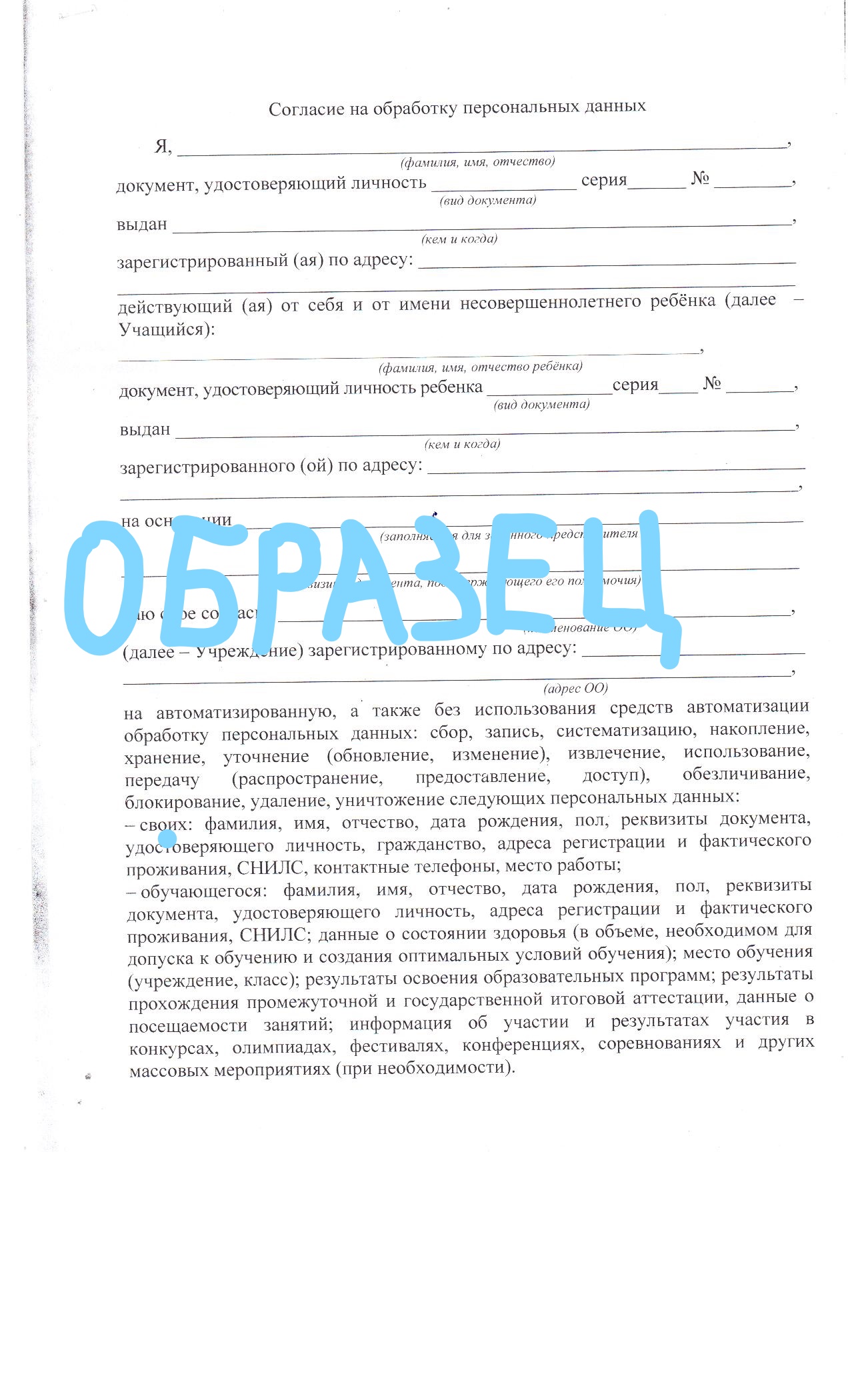 Копии документов