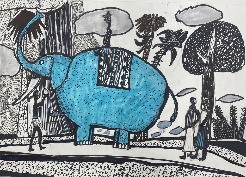 3 место -Румянцев Андрей, 8 лет, преп. Елекоева Нина Рейнольдовна, ДХШ Кустодиева