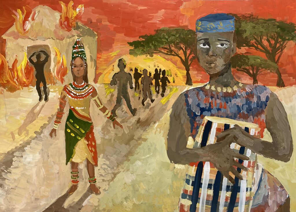 1 место - Афанасьева Надежда, 10 лет, преп. Кошаева Наталья Николаевна, ДХШ Александрино