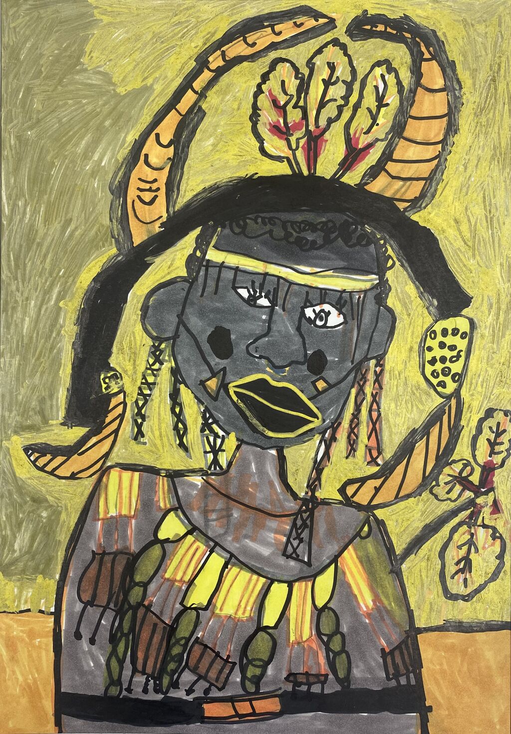 2 место - Рязанцев Александр, 8 лет, преп. Курашова Елена Викторовна, ДХШ Саутова