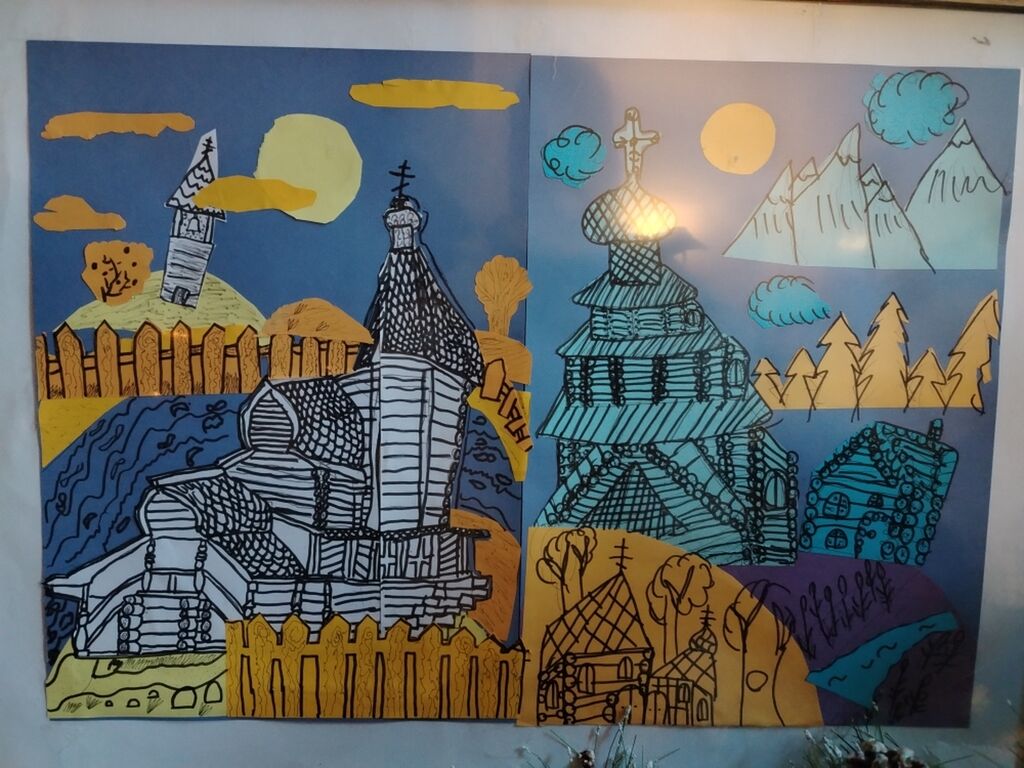 Рисунок храмов