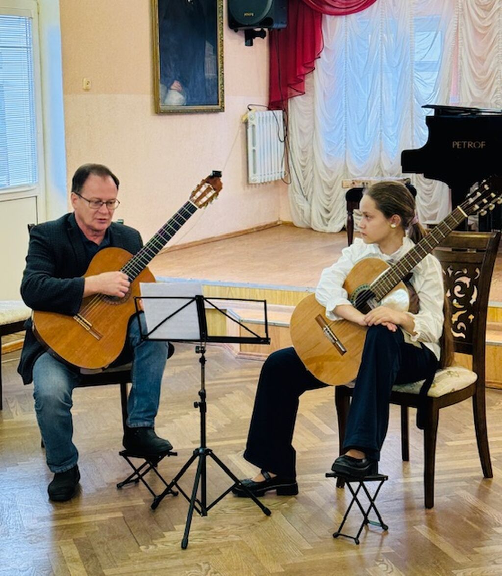 фото с мастер-класса с ученицей