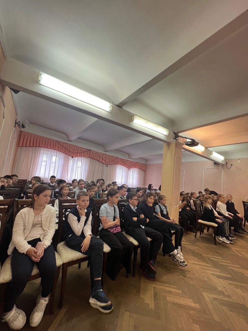 Обучающиеся на беседе- лекции